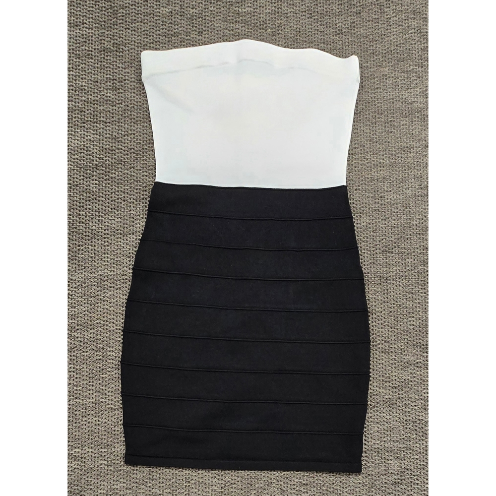 Forever 21 Strapless Black and White Dress